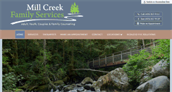 Desktop Screenshot of millcreekfamilyservices.com